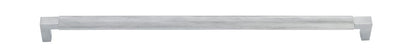 Iver Brunswick Cabinet Pull Centre to Centre 160mm,256mm,320mm, 450mm Brushed Chrome - With Backplate & No Backplate