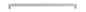 Iver Brunswick Cabinet Pull Centre to Centre 160mm,256mm,320mm, 450mm Brushed Chrome - With Backplate & No Backplate