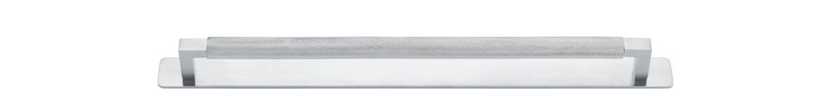 Iver Brunswick Cabinet Pull Centre to Centre 160mm,256mm,320mm, 450mm Brushed Chrome - With Backplate & No Backplate