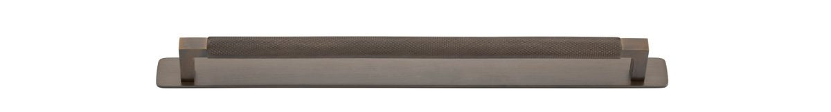 Iver Brunswick Cabinet Pull Centre to Centre 160mm,256mm,320mm, 450mm Signature Brass - With Backplate & No Backplate