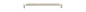 Iver Brunswick Cabinet Pull Centre to Centre 160mm,256mm,320mm, 450mm Satin Nickel - With Backplate & No Backplate
