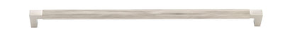 Iver Brunswick Cabinet Pull Centre to Centre 160mm,256mm,320mm, 450mm Satin Nickel - With Backplate & No Backplate