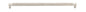 Iver Brunswick Cabinet Pull Centre to Centre 160mm,256mm,320mm, 450mm Satin Nickel - With Backplate & No Backplate