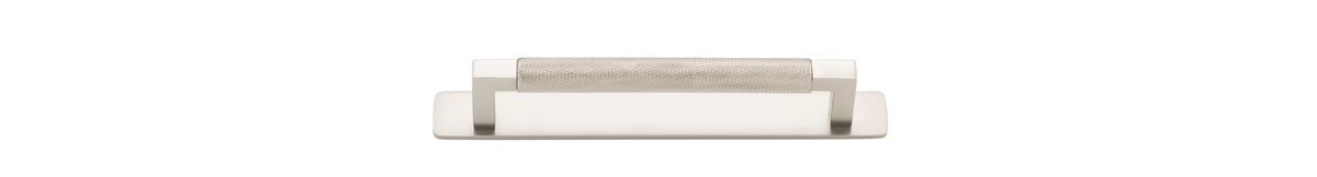 Iver Brunswick Cabinet Pull Centre to Centre 160mm,256mm,320mm, 450mm Satin Nickel - With Backplate & No Backplate