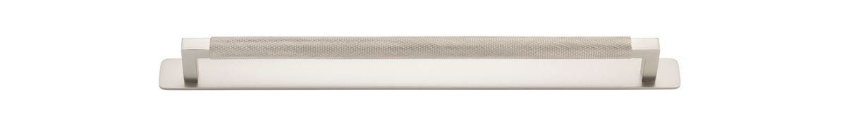 Iver Brunswick Cabinet Pull Centre to Centre 160mm,256mm,320mm, 450mm Satin Nickel - With Backplate & No Backplate