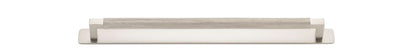 Iver Brunswick Cabinet Pull Centre to Centre 160mm,256mm,320mm, 450mm Satin Nickel - With Backplate & No Backplate