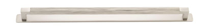 Iver Brunswick Cabinet Pull Centre to Centre 160mm,256mm,320mm, 450mm Satin Nickel - With Backplate & No Backplate