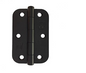 Lohala Pre-Hanging Hinge Steel 89mm x 58mm x 2mm , 1/2" Radius Lacquered (Greased Pin) -Available in 7 Colours : Antique Brass ,Black Electroplate ,Bronze ,Electro Brass ,Gunmetal Grey Electroplate ,Satin Chrome & Satin Nickel