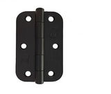 Lohala Pre-Hanging Hinge Steel 89mm x 58mm x 2mm , 1/2" Radius Lacquered (Greased Pin) -Available in 7 Colours : Antique Brass ,Black Electroplate ,Bronze ,Electro Brass ,Gunmetal Grey Electroplate ,Satin Chrome & Satin Nickel