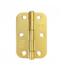 Lohala Pre-Hanging Hinge Steel 89mm x 58mm x 2mm , 1/2" Radius Lacquered (Greased Pin) -Available in 7 Colours : Antique Brass ,Black Electroplate ,Bronze ,Electro Brass ,Gunmetal Grey Electroplate ,Satin Chrome & Satin Nickel