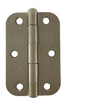 Lohala Pre-Hanging Hinge Steel 89mm x 58mm x 2mm , 1/2" Radius Lacquered (Greased Pin) -Available in 7 Colours : Antique Brass ,Black Electroplate ,Bronze ,Electro Brass ,Gunmetal Grey Electroplate ,Satin Chrome & Satin Nickel