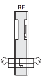 Cavity Slider For Doors Cavilock CL100 Louise Latch/Blank Reversible Furniture & Key Both Sides -Polished Brass & Satin Chrome