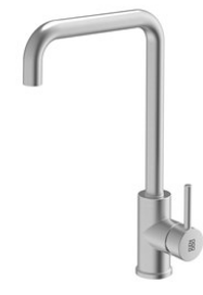 BURNS & FERALL DELTA TAP MAIN PRESSURE ONLY TAP MIXER 362MM - AVAILABLE IN 6 COLOURS : MATT BLACK  ,BLACK PEARL ,EUREKA GOLD ,POLISHED STAINLESS STEEL ,RIO BRONZE & BRUSHED STAINLESS STEEL