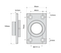 D&D Technologies DD TECH SURECLOSE CENTRE MNT RECT POST BRKT - SCREW ON