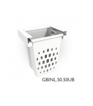 Sige Italian European Easi Lift Laundry Bin Cabinet Minimum 50Litre & 40Litre