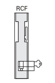 Cavity Slider For Doors Cavilock CL100 Louise Latch/Blank & Key One Side Reversible cylinder and furniture -Polished Brass & Satin Chrome