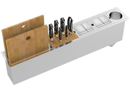 BURNS & FERALL  PANAMA SINK KIT 600MM & 900MM  - STAINLESS STEEL