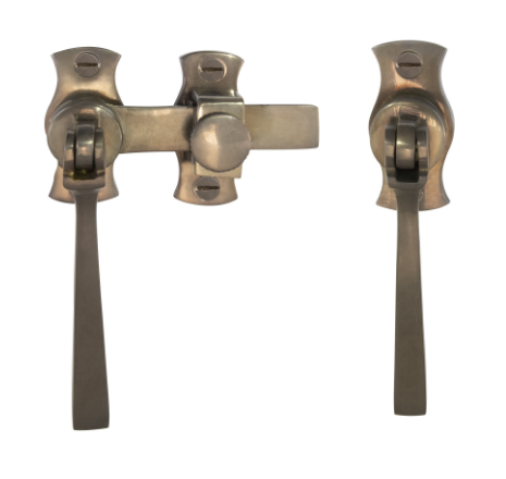 Windsor Premium NZ French Door Catches Square Priced Per Set - Available in 11 colours