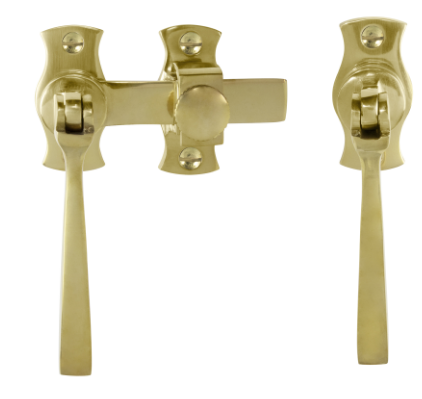 Windsor Premium NZ French Door Catches Square Priced Per Set - Available in 11 colours