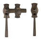Windsor Premium NZ French Door Catches Square Priced Per Set - Available in 11 colours