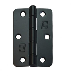 Lohala Pre-Hanging Hinge Steel 89mm x 58mm x 2mm , 1/4" Radius Lacquered (Greased Pin) - Antique Brass ,Black Electroplate ,Bright Nickel ,Bronze & Electro Brass