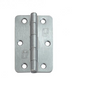 Lohala Pre-Hanging Hinge Steel 89mm x 58mm x 2mm , 1/4" Radius Lacquered (Greased Pin) - Gunmetal Grey Electroplate ,Satin Brass ,Satin Chrome ,  Satin Nickel & Zinc Chromate
