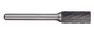 Trucut Heavy Duty Alpha 9.5mm Cylindrical Cut Carbide Burr - Aluminium Cut ,Metric & Single Cut - 6mm Shank