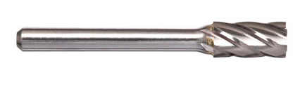 Trucut Heavy Duty Alpha 9.5mm Cylindrical Cut Carbide Burr - Aluminium Cut ,Metric & Single Cut - 6mm Shank