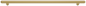 Iver Puerto Cabinet Pull Centre to Centre 128mm,160mm, 256mm,320mm,450mm Available Colours Brushed Gold PVD, Matt Black, Polished Chrome, Satin Nickel, Signature Brass