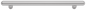 Iver Puerto Cabinet Pull Centre to Centre 128mm,160mm, 256mm,320mm,450mm Available Colours Brushed Gold PVD, Matt Black, Polished Chrome, Satin Nickel, Signature Brass