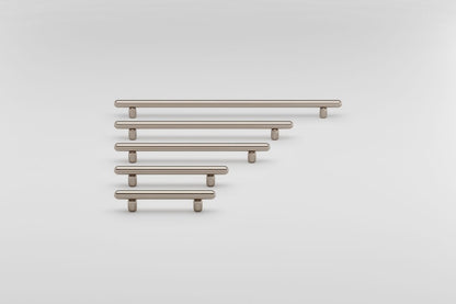 Iver Puerto Cabinet Pull Centre to Centre 128mm,160mm, 256mm,320mm,450mm Available Colours Brushed Gold PVD, Matt Black, Polished Chrome, Satin Nickel, Signature Brass