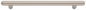 Iver Puerto Cabinet Pull Centre to Centre 128mm,160mm, 256mm,320mm,450mm Available Colours Brushed Gold PVD, Matt Black, Polished Chrome, Satin Nickel, Signature Brass