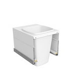Tanova NZ Waste System 450 Cab Simlead D 70kg Push To Open Soft Close - 450mm ,500mm & 550mm Cabinet - 1 x 20Litre ,1 x 36Litre 1 x 50Litre , 2 x 20Litre & 2 x 20L or 2 x 36Litre Bucket White Mech Only