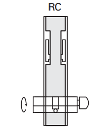 Cavity Slider For Doors Cavilock CL100 Louise Latch Both Sides & Turn/Emergency Reversible Cylinder -Polished Brass & Satin Chrome