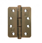 Lohala Pre-Hanging Hinge Steel Ball Bearing 100mm x 100mm x 2.5mm &  100mm x 75mm x 2.5mm ,1/4" Radius - Satin Chrome ,Black ,Bronze and Gunmetal