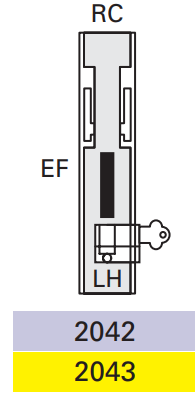 Cavity Slider For Doors Cavilock CL100 Louise Latch Both Sides & Key One Sides Reversible Cylinder Right Handle & Left Handle Exit Free Edge Pull -Satin Chrome & Polished Brass
