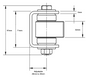 D&D Technologies DD TECH SHUTIT BADASS PLATED ORIGINAL ,ALUMINUM & HEAVY DUTY HINGE
