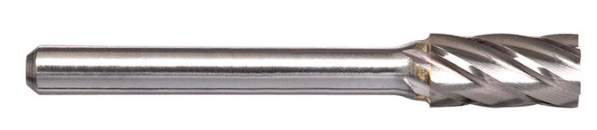 Trucut Heavy Duty Alpha 3/4" Cylindrical Burr Aluminium Cut - 1/4" Shank