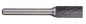 Trucut Heavy Duty Alpha 3/4" Cylindrical Burr Aluminium Cut - 1/4" Shank