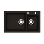Ikon Reginox Amsterdam 25 | 470 x 410 + 280 x 355 Reginox Granite Double Bowl