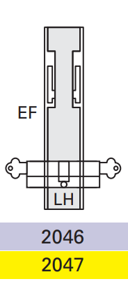 Cavity Slider For Doors Cavilock CL100 Louise Latch Both Sides & Key Both Sides Right Handle & Left Handle Exit Free -Satin Chrome & Polished Brass