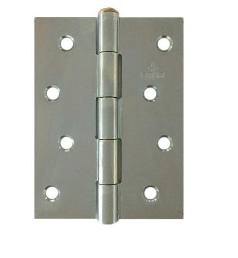 Lohala Hinge Steel 100mm x 75mm x 2.0mm and 102mm x 74mm x 2.0mm Loose Steel Riveted Pin (1840 4