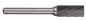 Trucut Heavy Duty Alpha 1" & 25.4mm Cylindrical Carbide Burr - 1/4" Shank & 6mm Shank