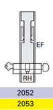 Cavity Slider For Doors Cavilock CL100 Louise Latch Both Sides & Left Handle Key/Right Handle Turn Right Handle Exit Free -Polished Brass & Satin Chrome