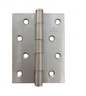Lohala Hinge Steel 102mm x 74mm x 2.0mm  Zinc Plate, Fixed Brass & Fixed Stainless Riveted Pin (333 4")