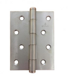 Lohala Hinge Steel 102mm x 74mm x 2.0mm  Zinc Plate, Fixed Brass & Fixed Stainless Riveted Pin (333 4")