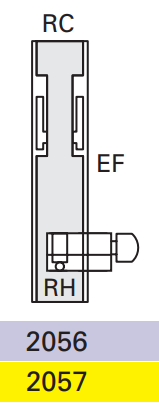 Cavity Slider For Doors Cavilock CL100 Louise Latch Both Sides & Turn One Side Reversible Cylinder Right Handle & Left Handle Exit Free -Satin Chrome & Polished Brass