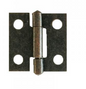 Lohala Hinge Steel 25mm x 22mm x 0.7mm and  25mm x 25mm x 0.7mm Zinc Plate & Bronze Fixed Steel Riveted Pin