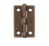 Lohala Hinge Steel 51mm x 30mm x 1.2mm Fixed Steel Pin Bronze & Zinc plate (Ajax 5000 2")