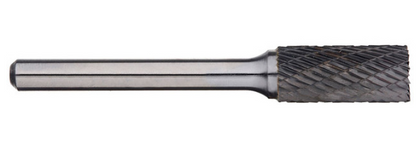 Trucut Heavy Duty Alpha 3/8"(1/4" Shank) & 9.5mm(6mm Shank) Cylindrical Burr with End Cut Aluminium Cut and Metric